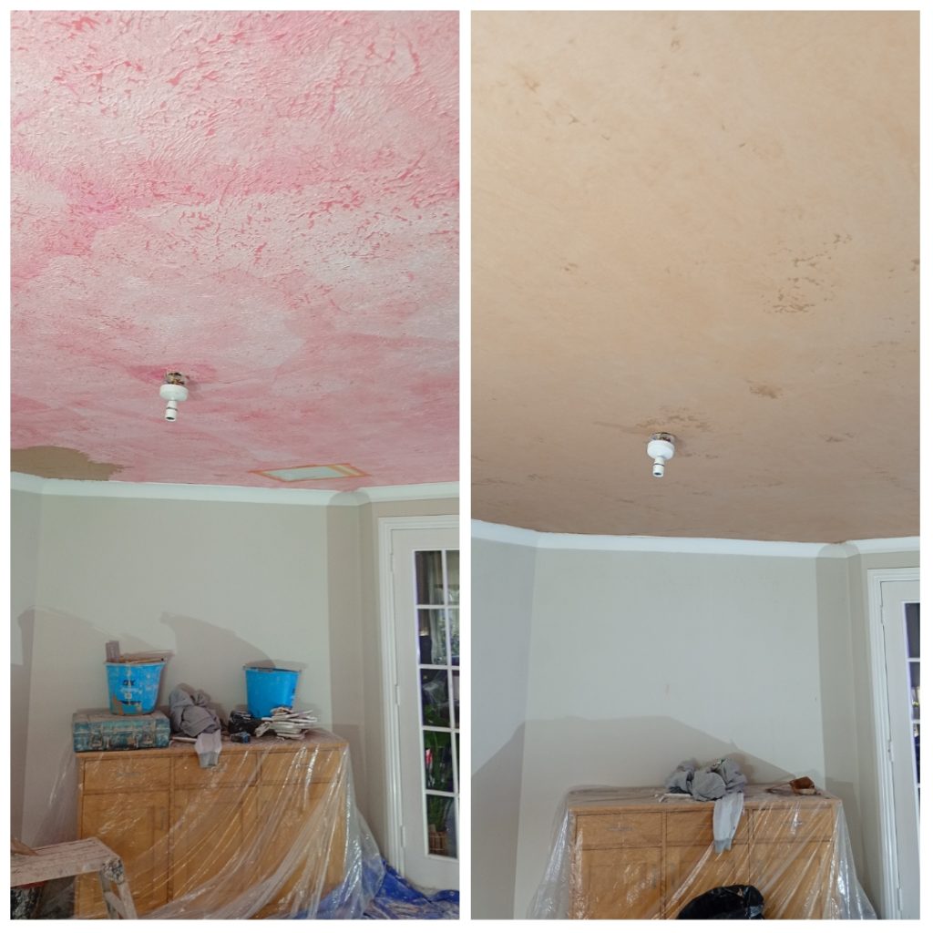skim ceiling